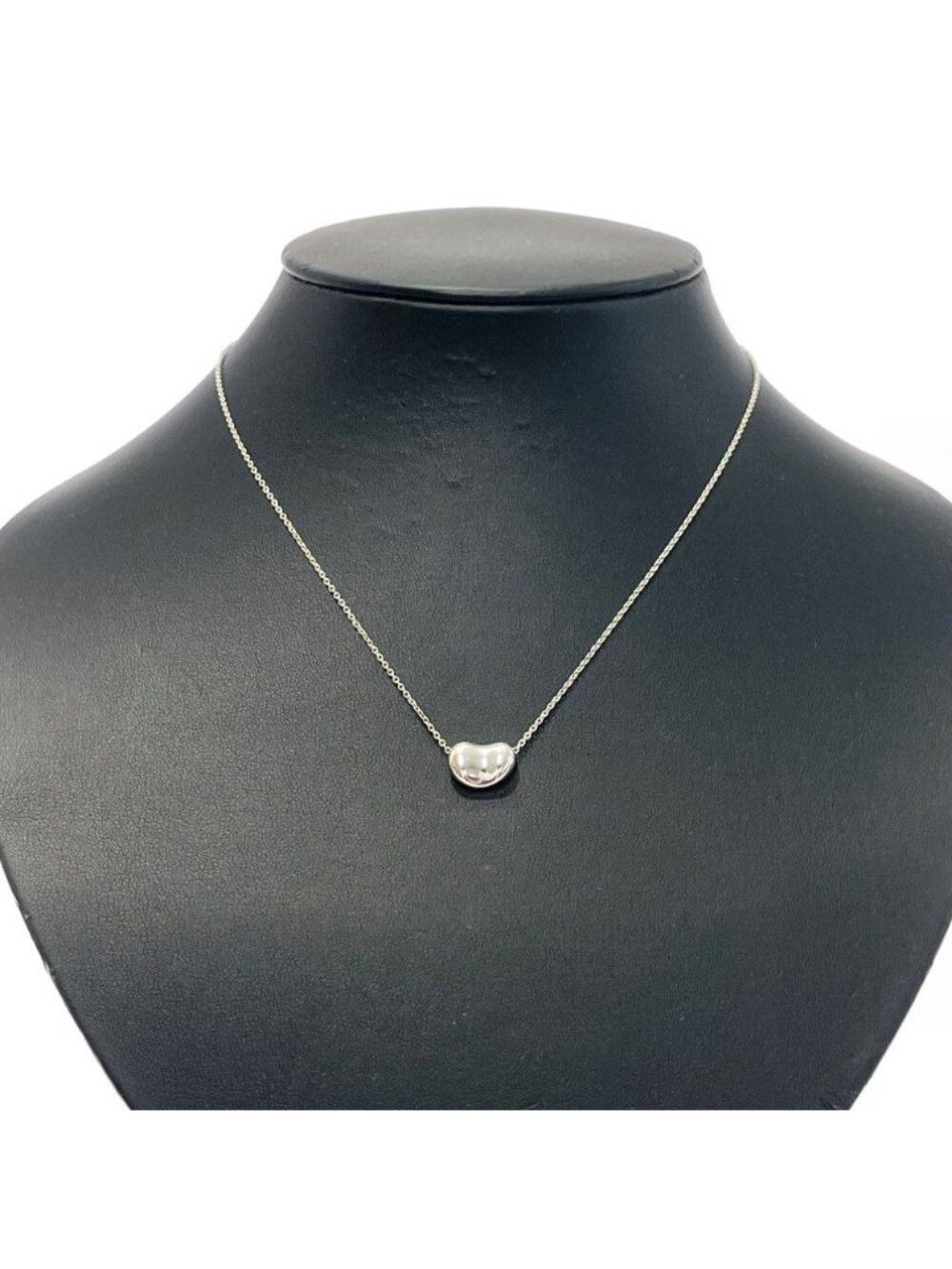 Tiffany & Co Silver Bean Necklace
